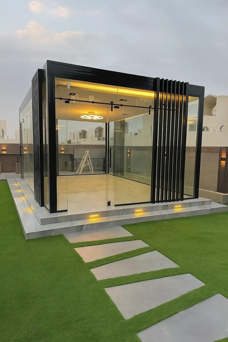 مجالس زجاجية وملاحق خارجيه فخمةفي شمال الرياض:تصاميم عصرية تجمع بين الفخامة وإطلالة الطبيعة 2026