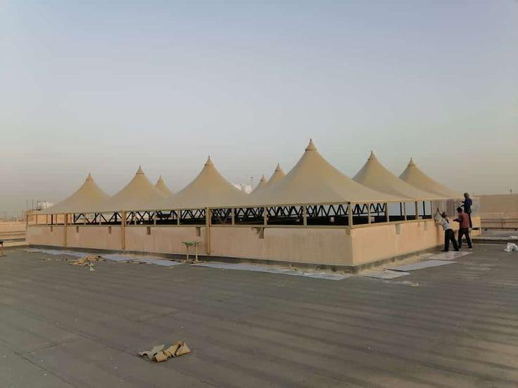 مظلات هرمية حي لبن أفضل مواصفات المظلات الهرمية جميع انواعها