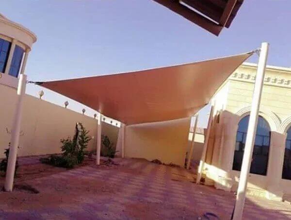 أفضل حداد لتركيب أنواع قماش مظلات خارجية ومظلات شراع حي الياسمين وحي الملقا: دليل الشراء الشامل لعام 2026