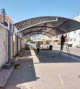 أفضل حداد لتركيب مظلات سيارات في حي حطين وحي الصحافة 2026 | دليل حماية سيارتك من الشمس والحرارة