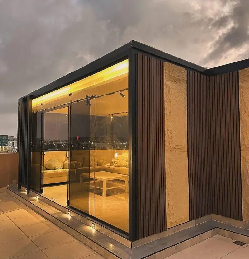 مجالس زجاجية وملاحق خارجيه فخمةفي شمال الرياض:تصاميم عصرية تجمع بين الفخامة وإطلالة الطبيعة 2026