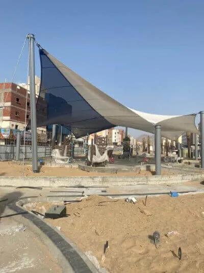 أفضل حداد لتركيب أنواع قماش مظلات خارجية ومظلات شراع حي الياسمين وحي الملقا: دليل الشراء الشامل لعام 2026