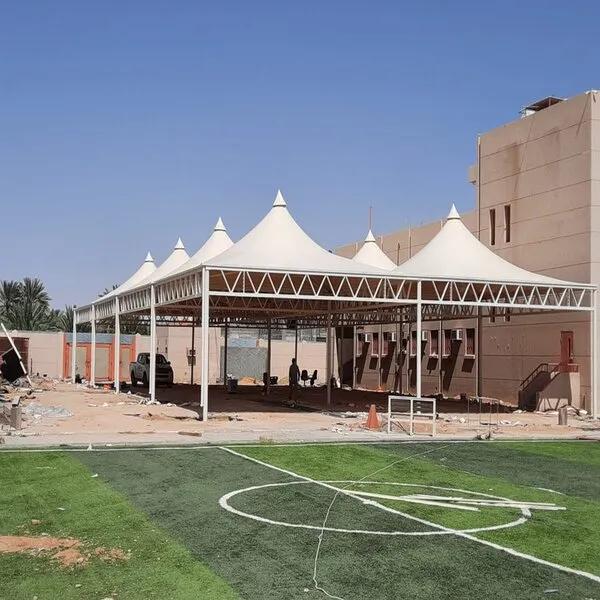 أفضل حداد لتركيب أنواع قماش مظلات خارجية ومظلات شراع حي الياسمين وحي الملقا: دليل الشراء الشامل لعام 2026