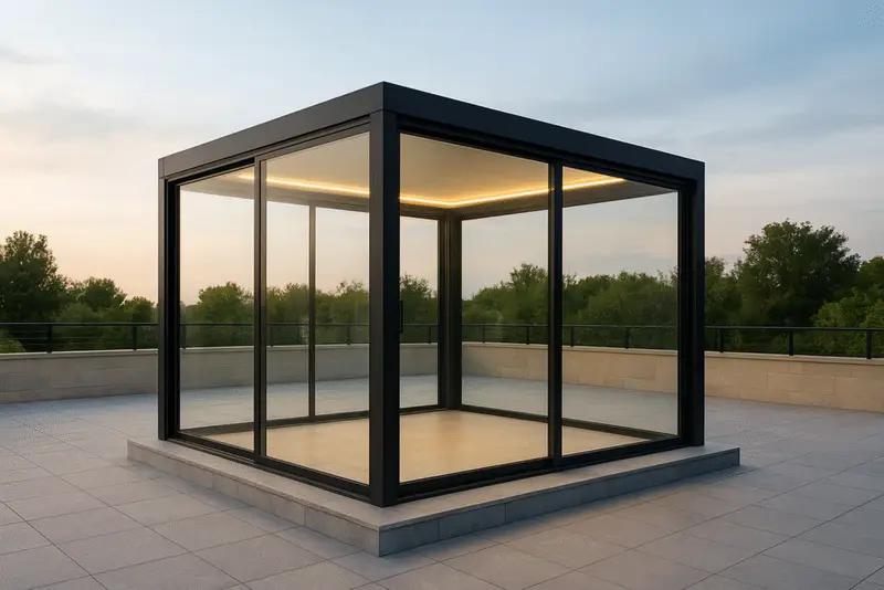 مجالس زجاجية وملاحق خارجيه فخمةفي شمال الرياض:تصاميم عصرية تجمع بين الفخامة وإطلالة الطبيعة 2026