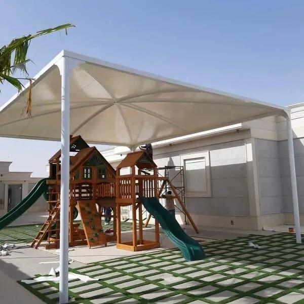 أفضل حداد لتركيب أنواع قماش مظلات خارجية ومظلات شراع حي الياسمين وحي الملقا: دليل الشراء الشامل لعام 2026