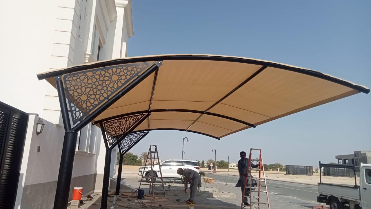 حدادمظلات مواقف سيارات في حي الصحافةوالمزاحمية: دليل شامل لأفضل الأنواع والأسعار لعام 2026