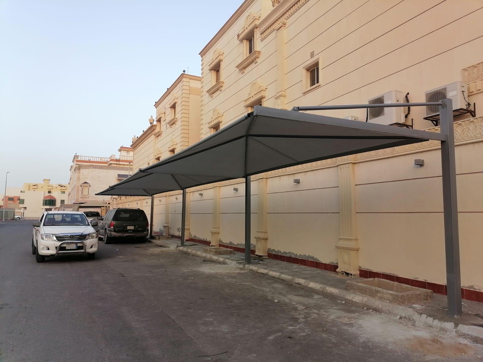 حدادمظلات مواقف سيارات في حي الصحافةوالمزاحمية: دليل شامل لأفضل الأنواع والأسعار لعام 2026