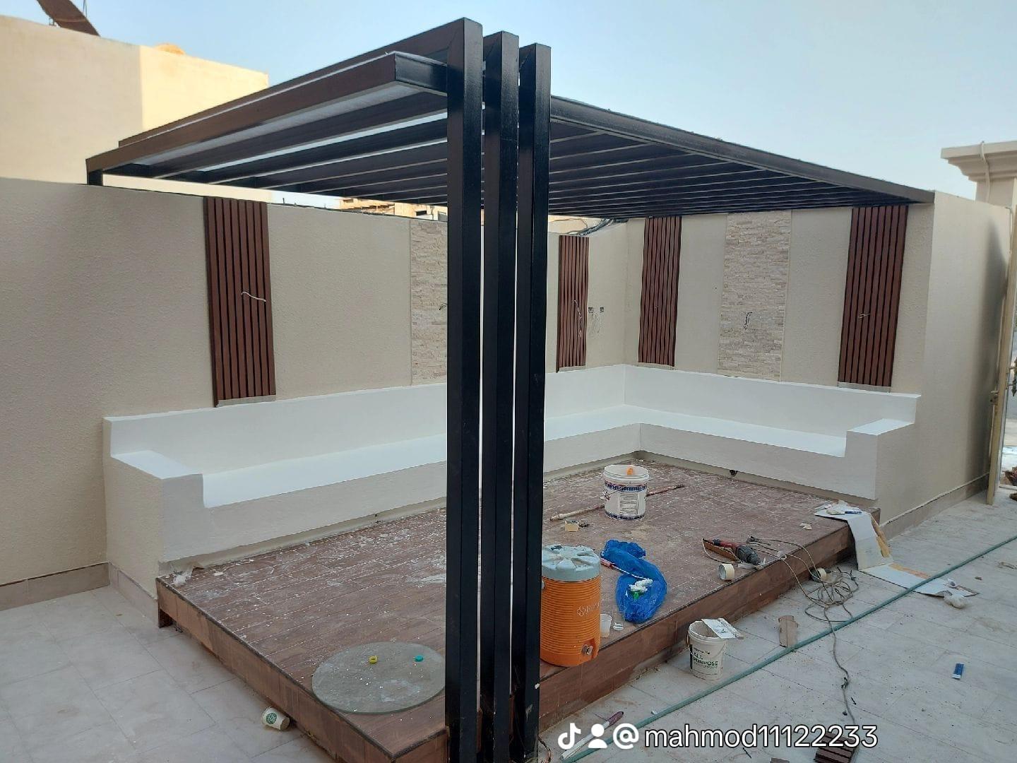 حدادتركيب برجولات حديد للأحواش حي الملقا:أفضل التصاميم العصرية لعام 2027 ومميزاتها